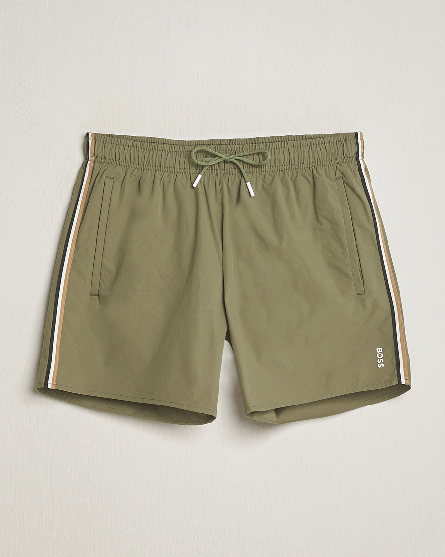 Herre | Badebukser | BOSS BLACK | Iconic Swimshorts Green