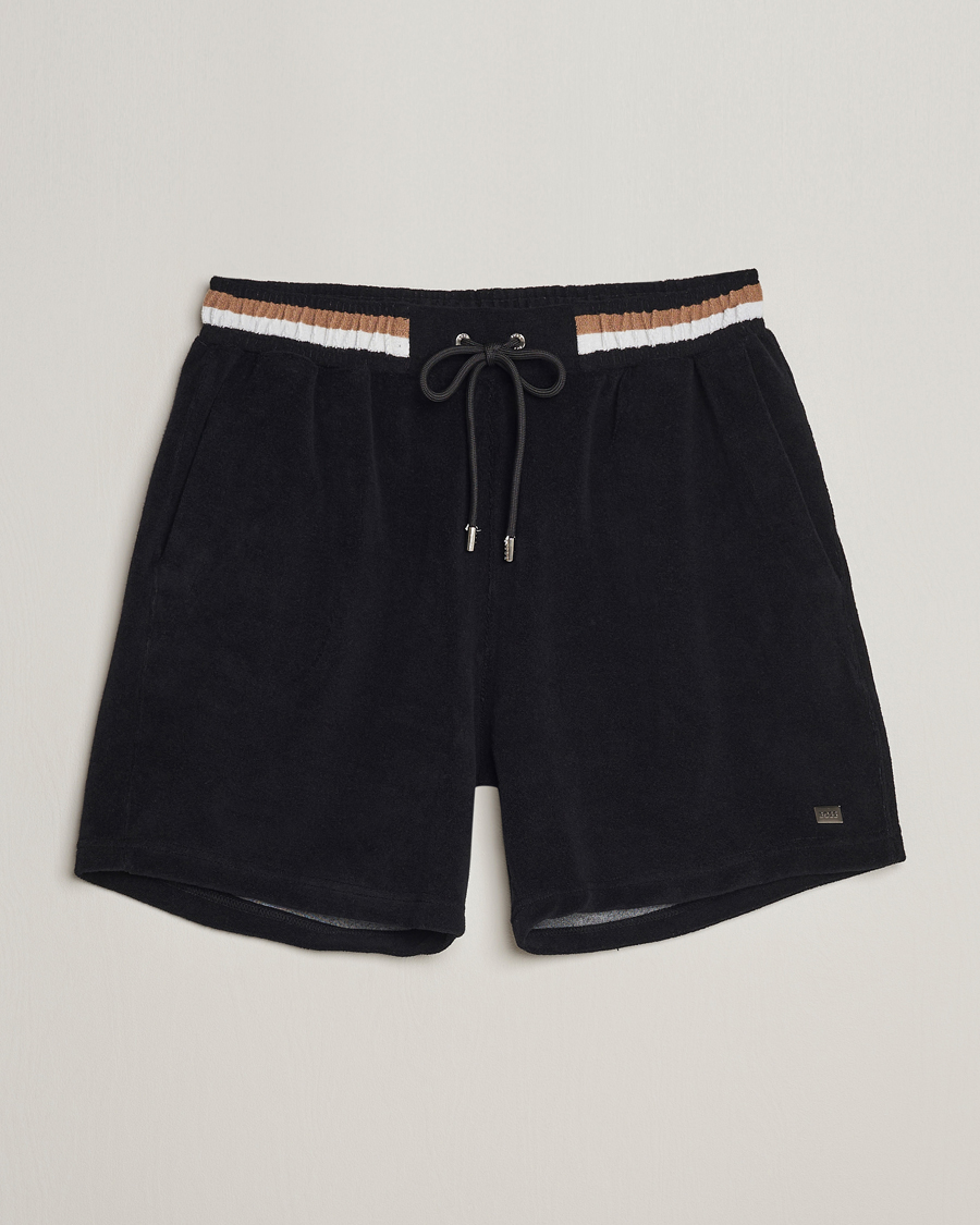 Herre | Shorts | BOSS BLACK | Terry Shorts Black