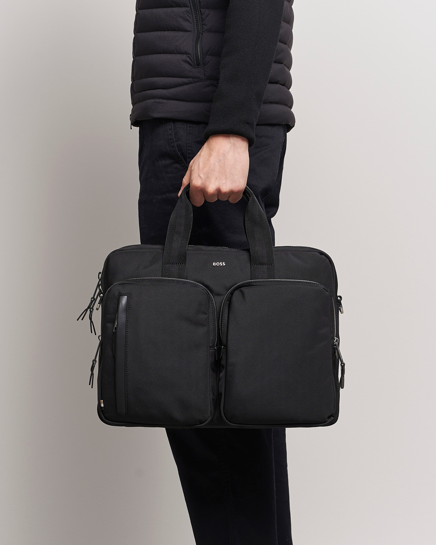 Men | Bags | BOSS BLACK | Highway Document Case Black