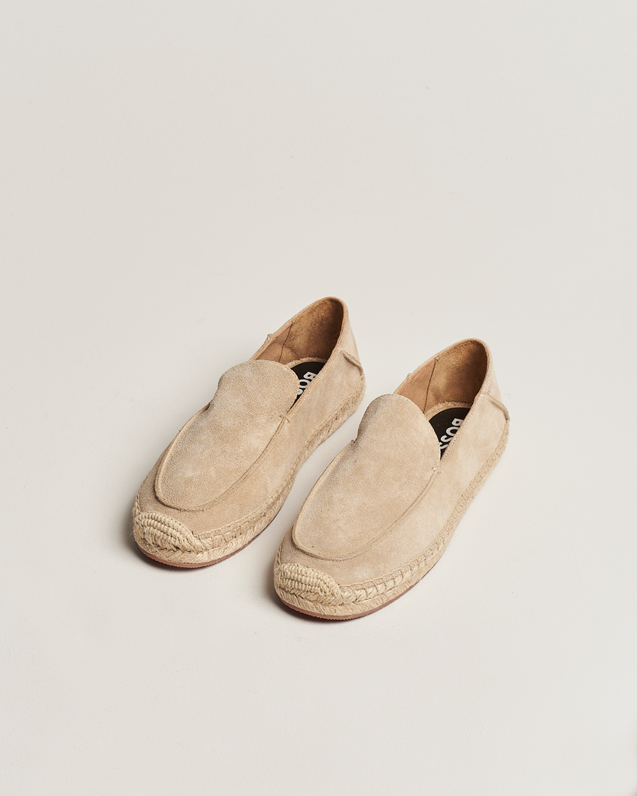 Herre | BOSS | BOSS BLACK | Madeira Espadrilles Dark Beige