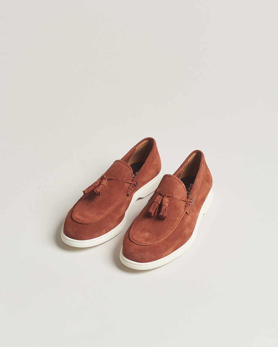 Herr |  | BOSS BLACK | Sienne Tassle Loafer Suede Open Brown