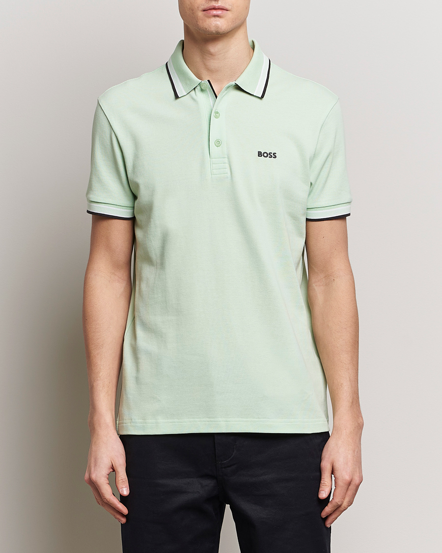 Herre | Polotrøjer | BOSS GREEN | Paddy Jersey Polo Open Green