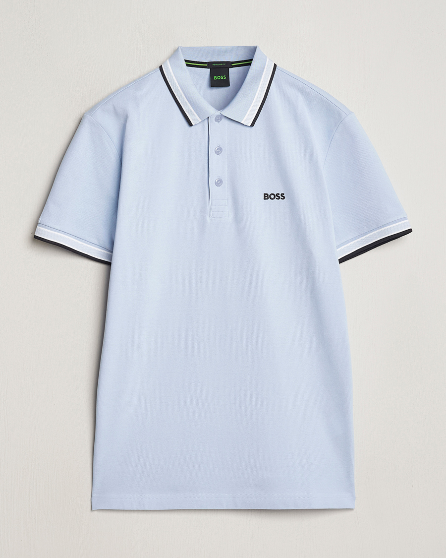 Herre | Polotrøjer | BOSS GREEN | Paddy Jersey Polo Light Blue