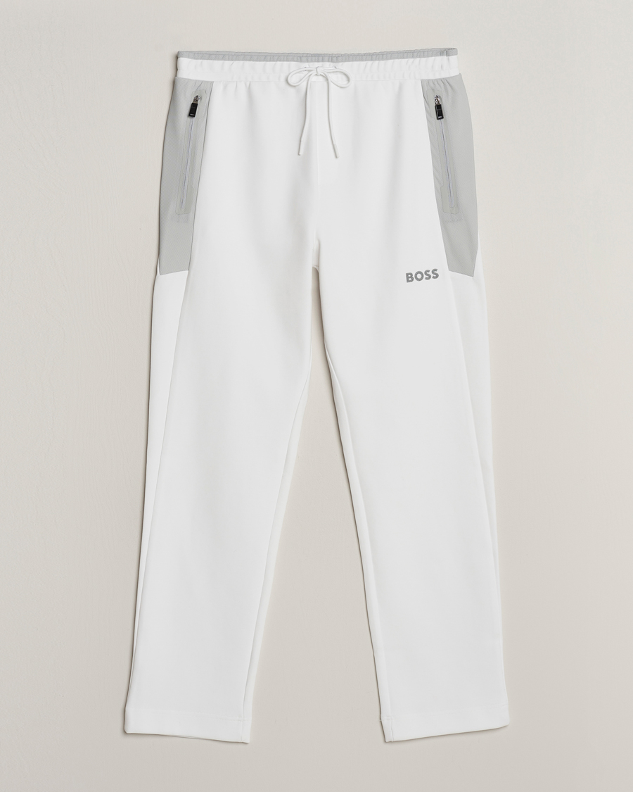 Herre | Bukser | BOSS GREEN | Hadim Sweatpants White