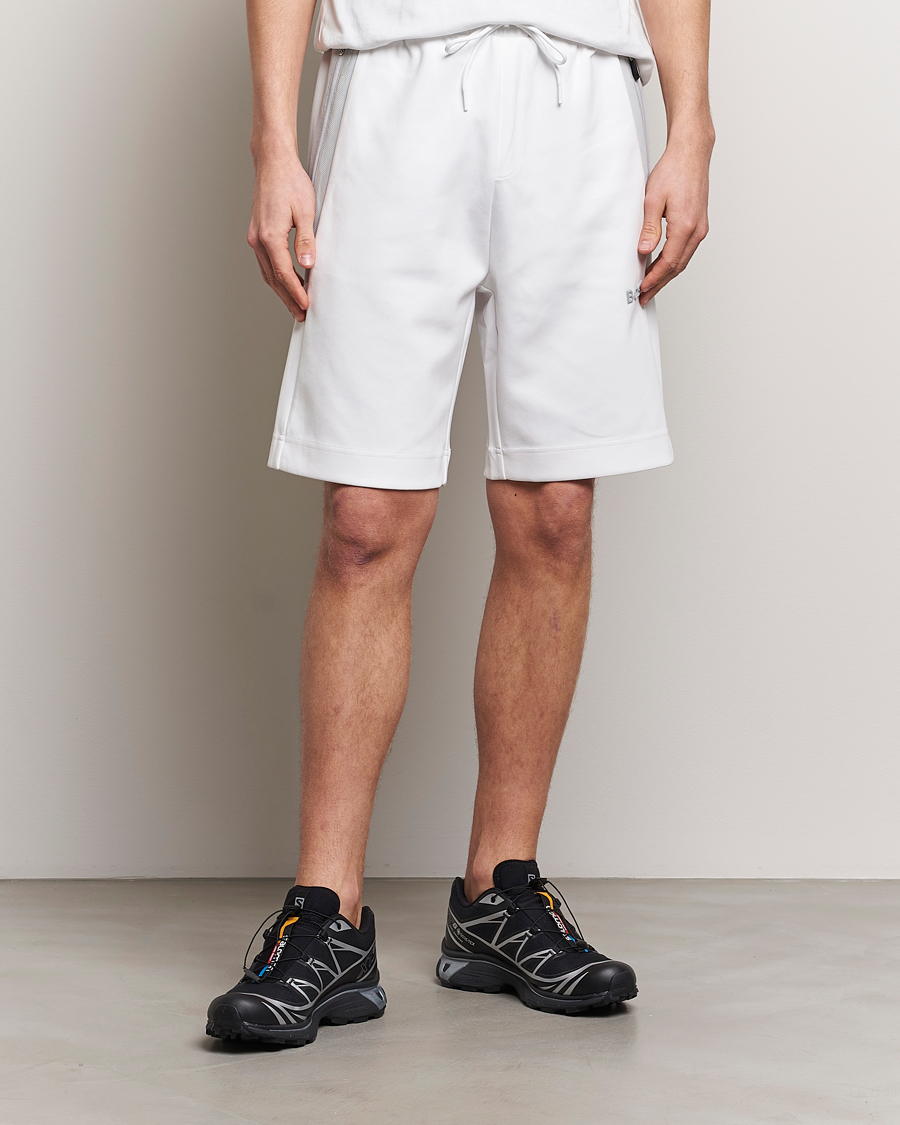 Herre | Træningsshorts | BOSS GREEN | Headlo Sweatshorts White