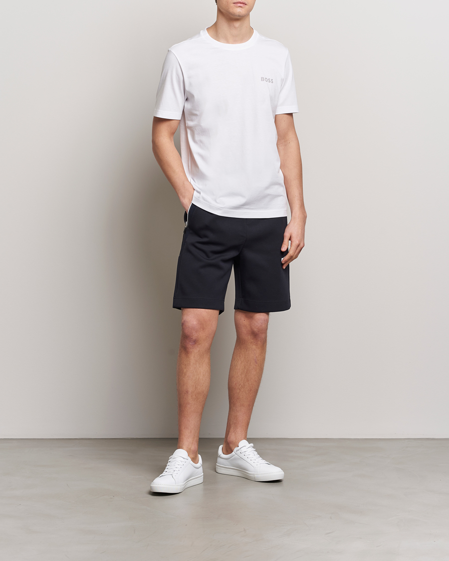 Herre | T-Shirts | BOSS GREEN | Crew Neck T-Shirt White