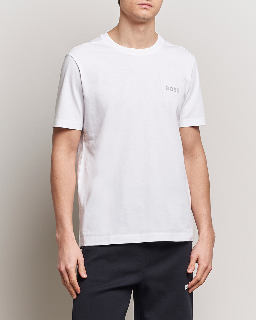 Herre |  | BOSS GREEN | Crew Neck T-Shirt White