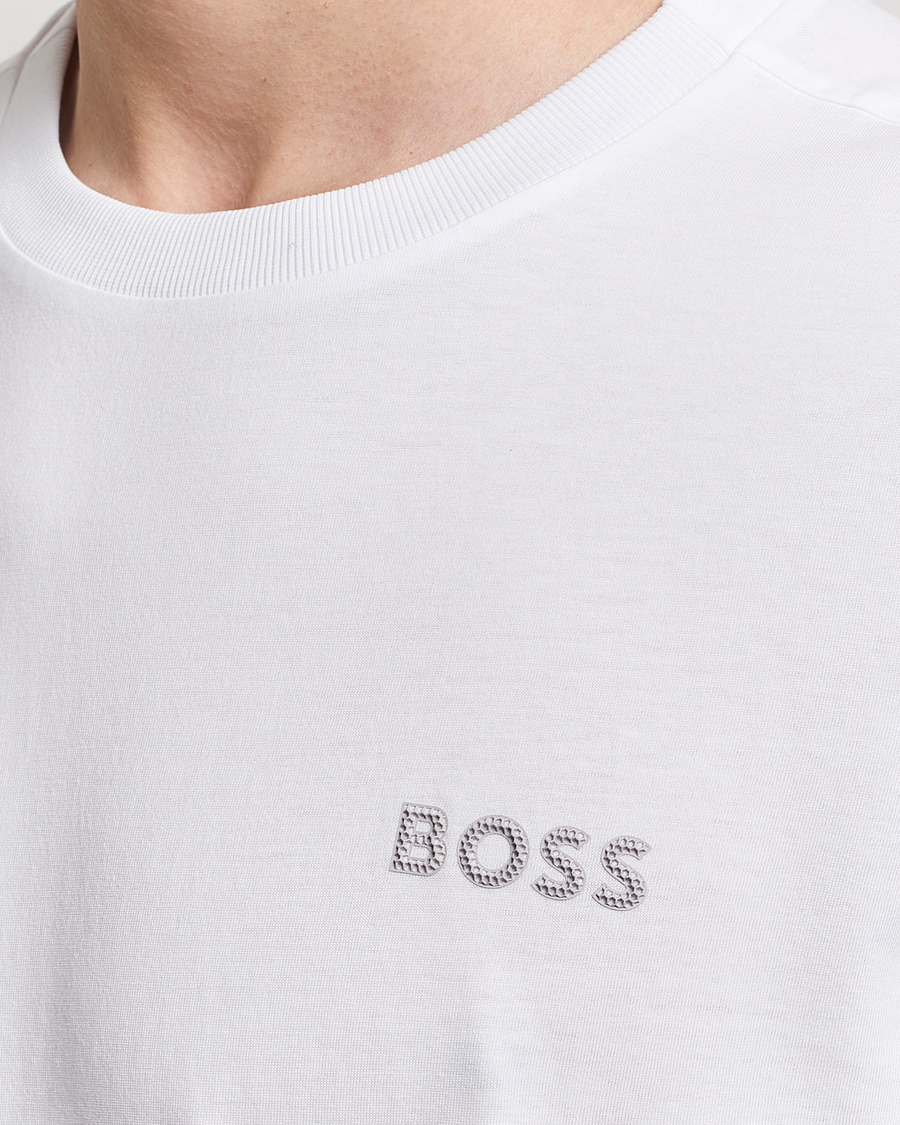 Herre | T-Shirts | BOSS GREEN | Crew Neck T-Shirt White
