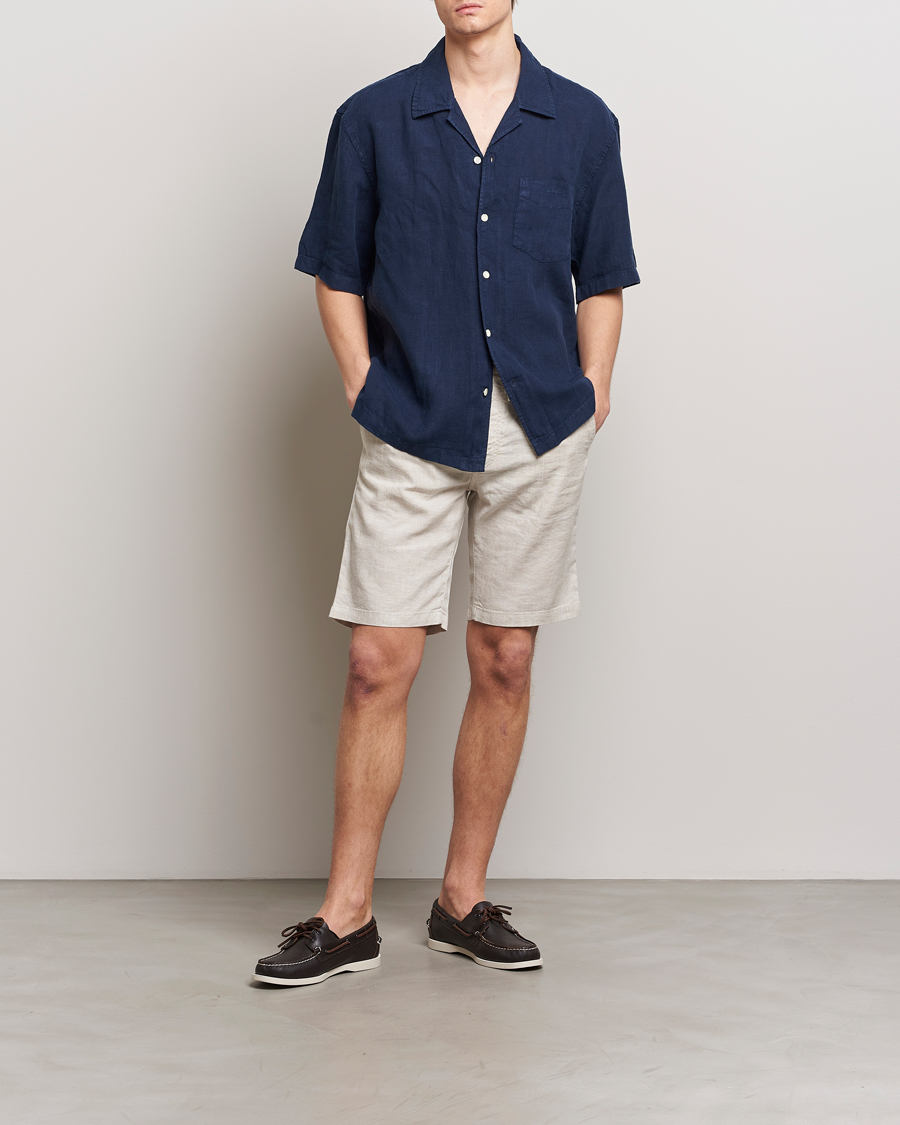 Herre | Shorts | BOSS ORANGE | Tapered Chino Drawstring Shorts Light Beige