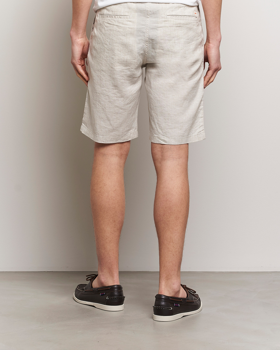 Herre | Shorts | BOSS ORANGE | Tapered Chino Drawstring Shorts Light Beige