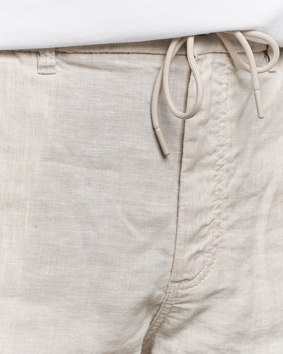 Herre | Shorts | BOSS ORANGE | Tapered Chino Drawstring Shorts Light Beige
