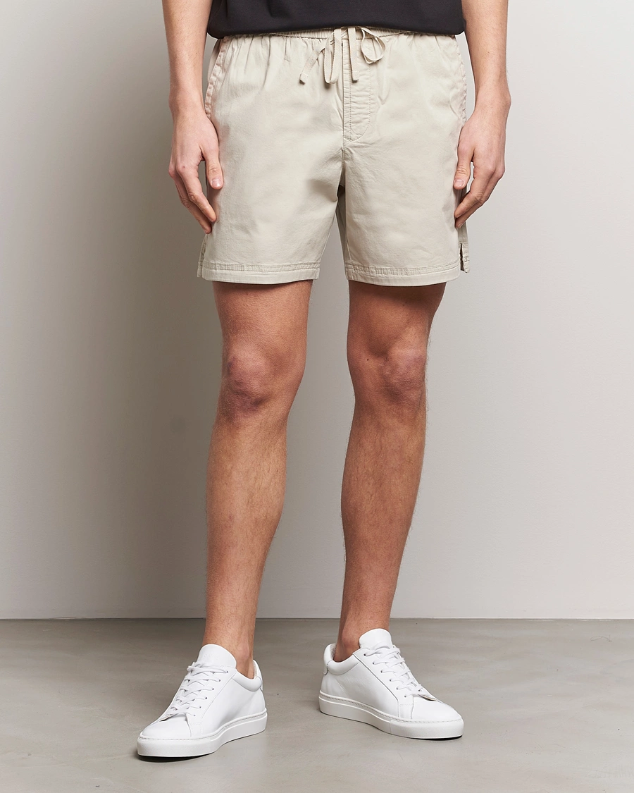 Herre | BOSS | BOSS ORANGE | Sandrew Cotton Shorts Light Beige