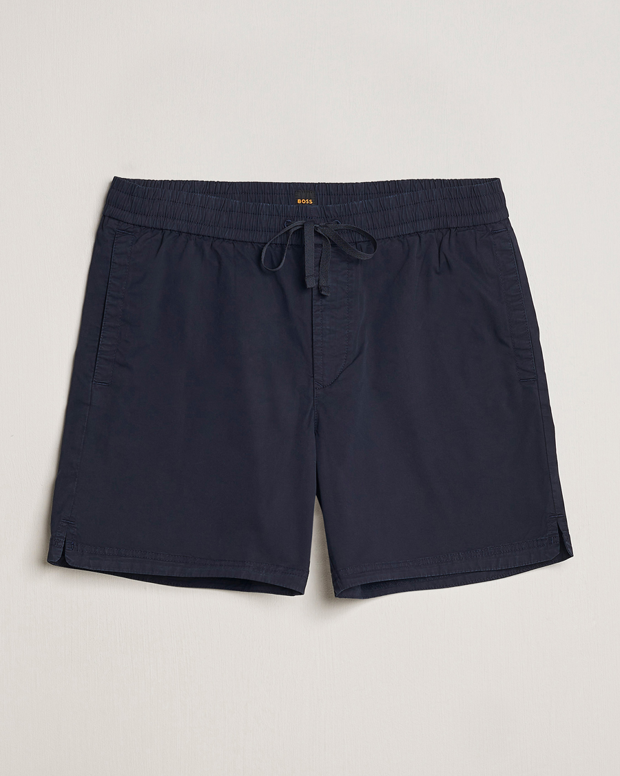 Herre | Shorts | BOSS ORANGE | Sandrew Cotton Shorts Dark Blue