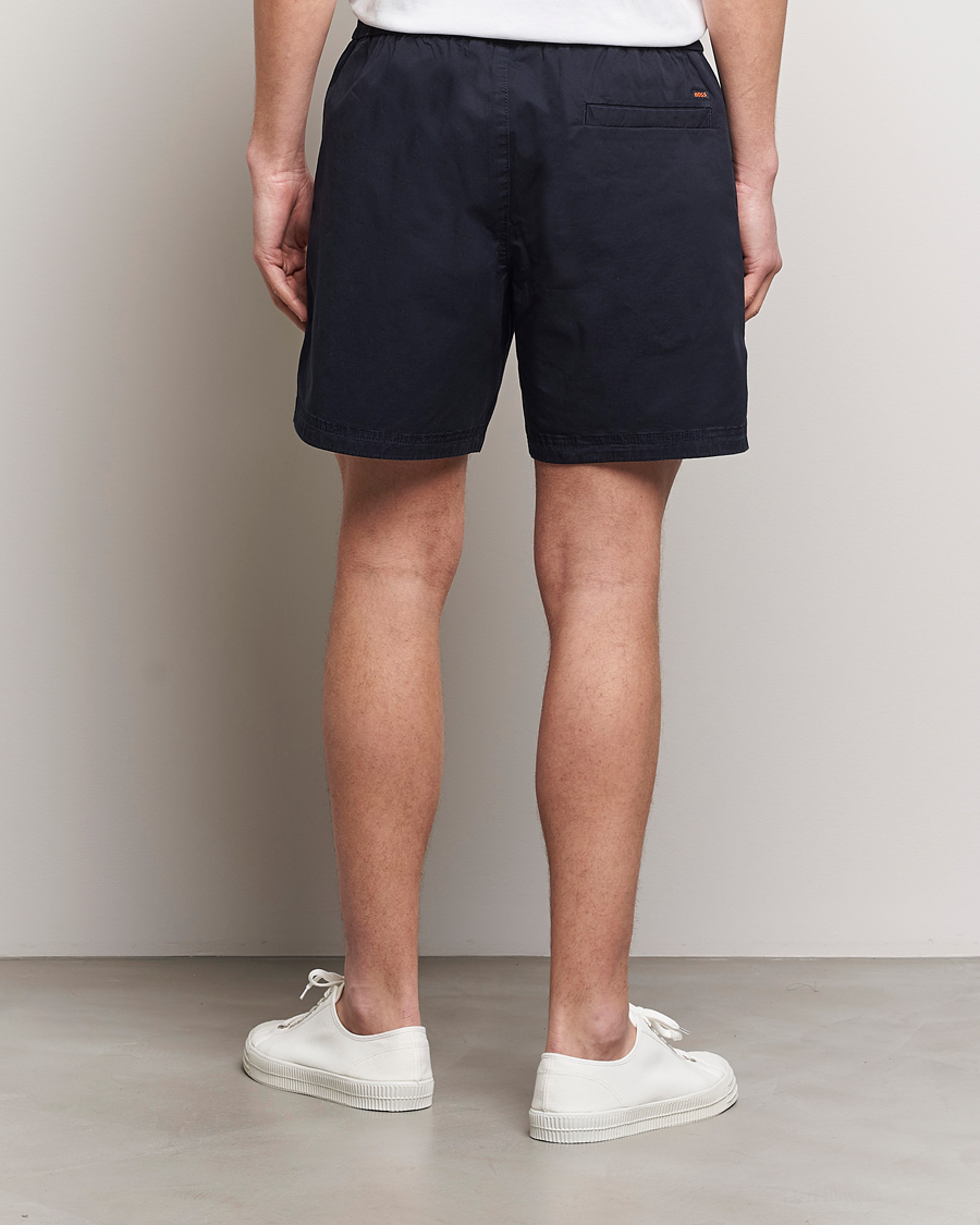 Herre | Shorts | BOSS ORANGE | Sandrew Cotton Shorts Dark Blue