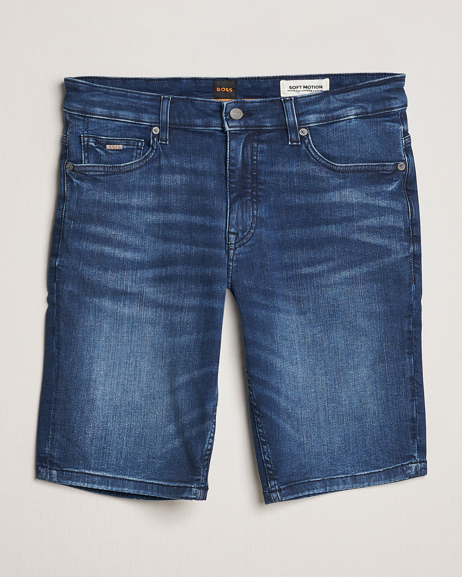Herre |  | BOSS ORANGE | Delaware Jeans Shorts Navy
