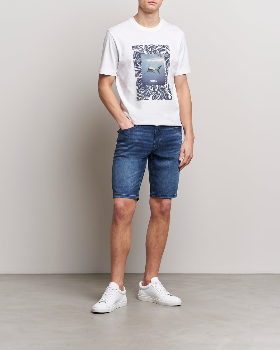 Herre | Shorts | BOSS ORANGE | Delaware Jeans Shorts Navy