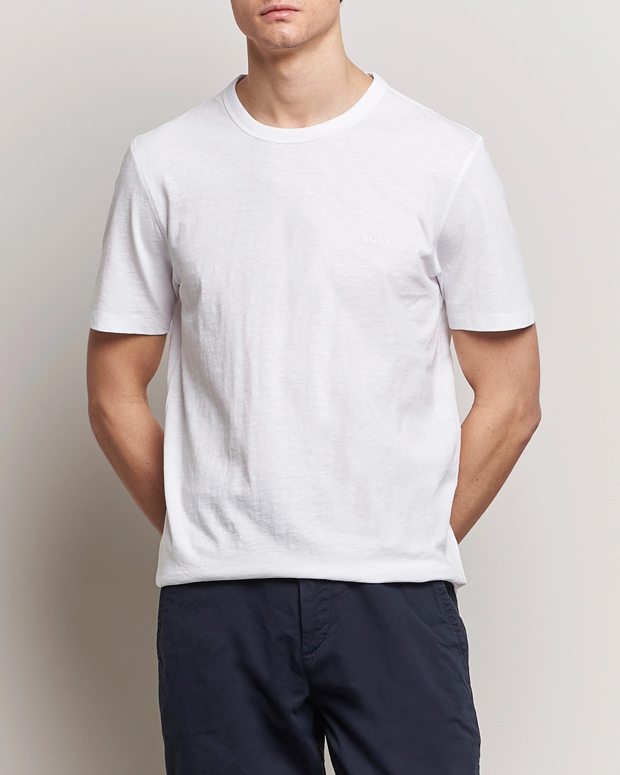 Herre | BOSS ORANGE | BOSS ORANGE | Tegood Crew Neck T-Shirt White
