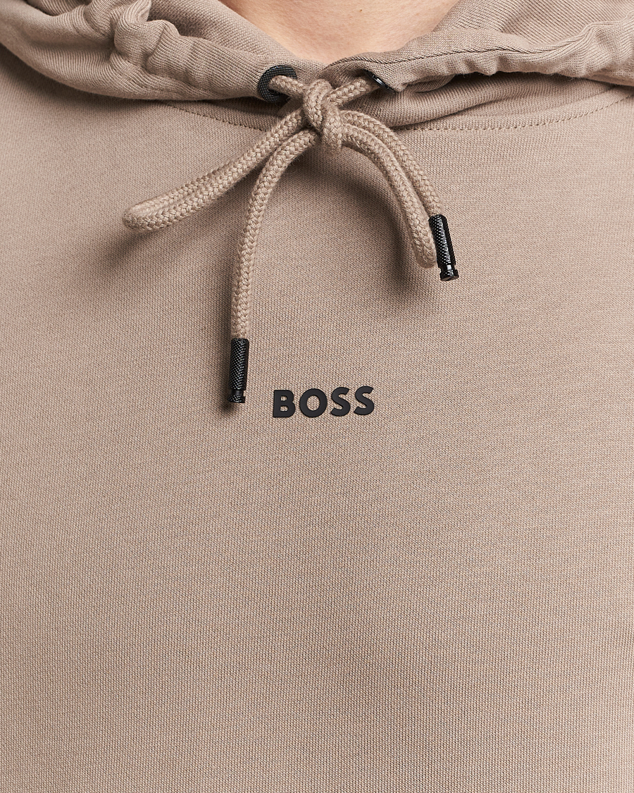 Herre | Trøjer | BOSS ORANGE | WeSmall Logo Hoodie Open Brown