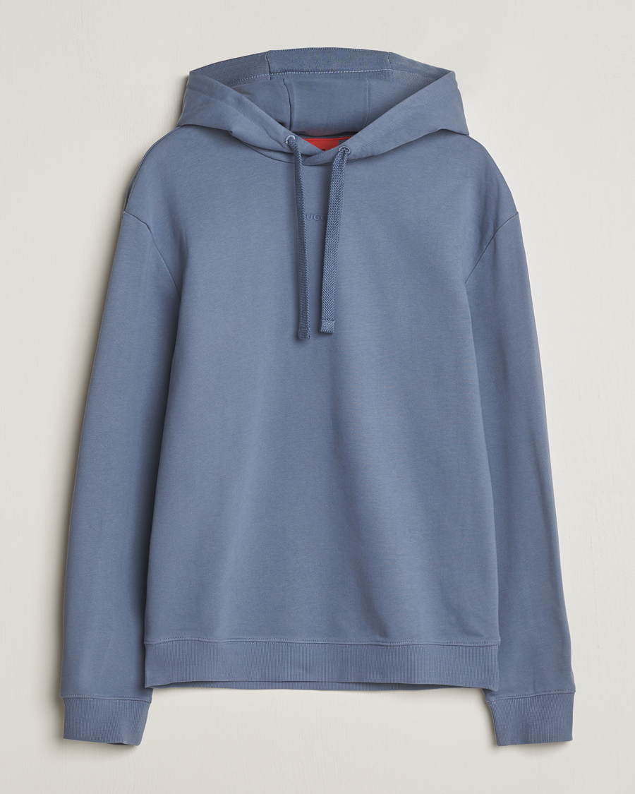 Herre | Trøjer | HUGO | Dapo Hoodie Open Blue