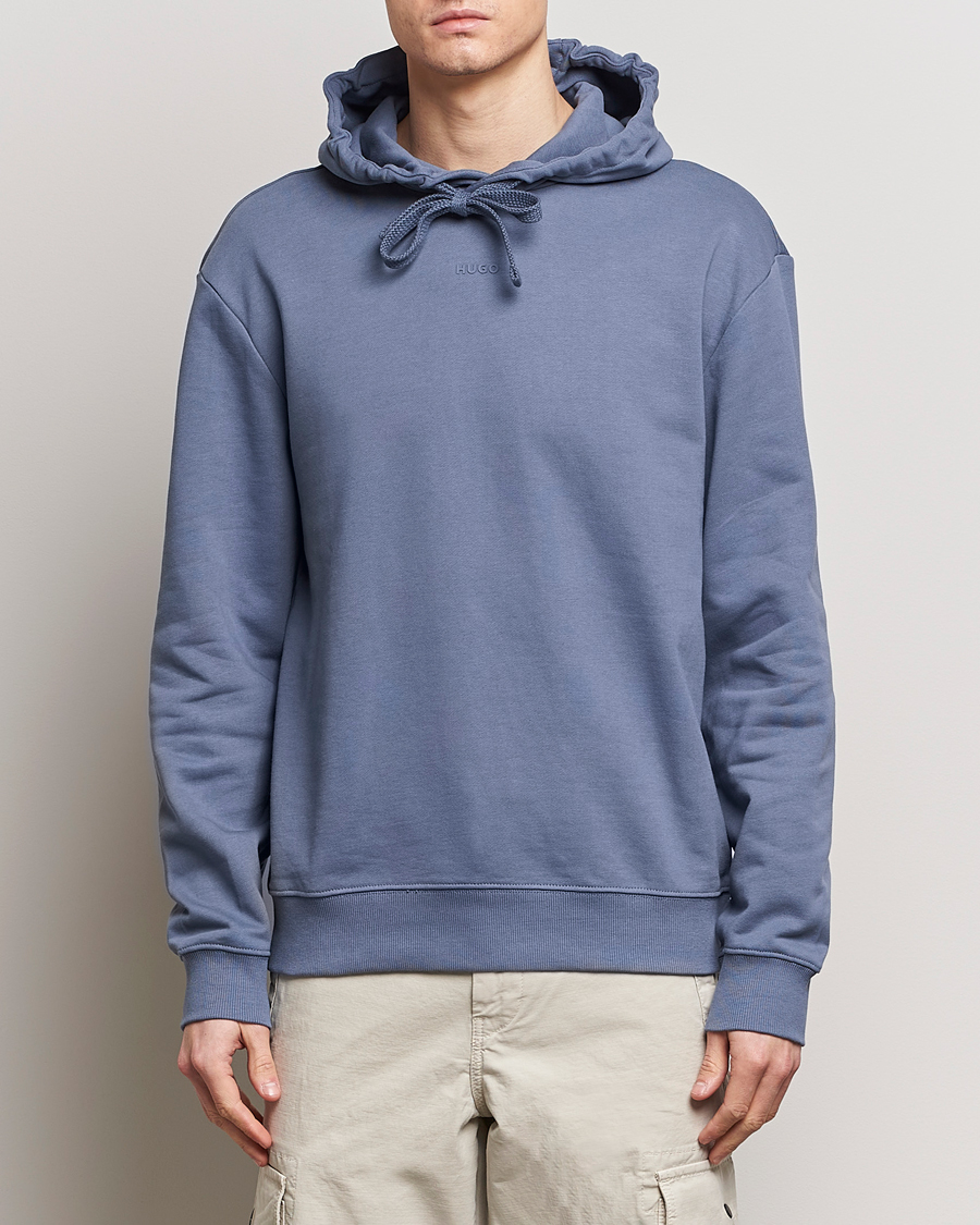 Herre | Udsalg tøj | HUGO | Dapo Hoodie Open Blue