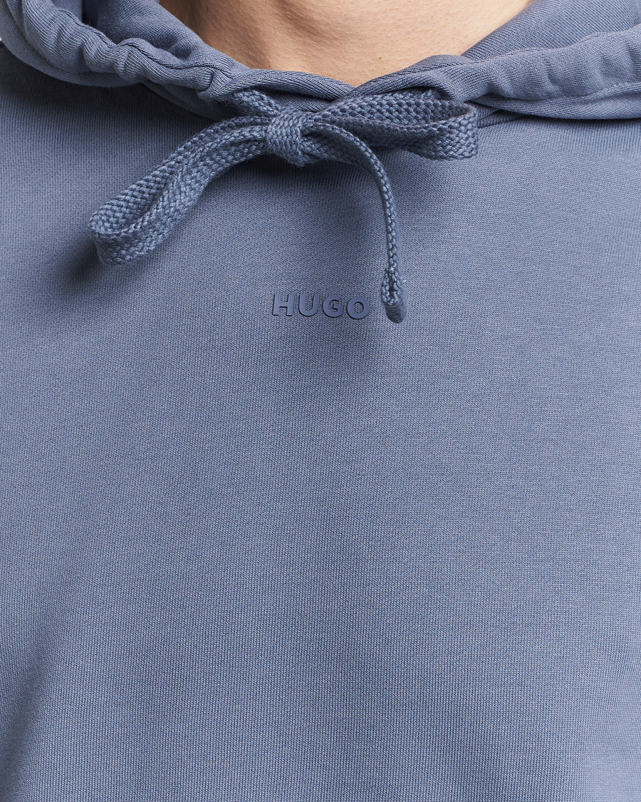 Herre | Trøjer | HUGO | Dapo Hoodie Open Blue