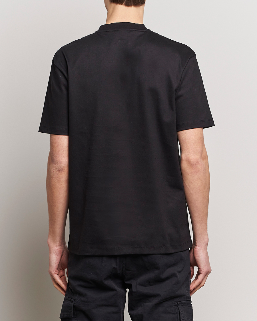Herre | T-Shirts | HUGO | Dalile Logo Crew Neck T-Shirt Black