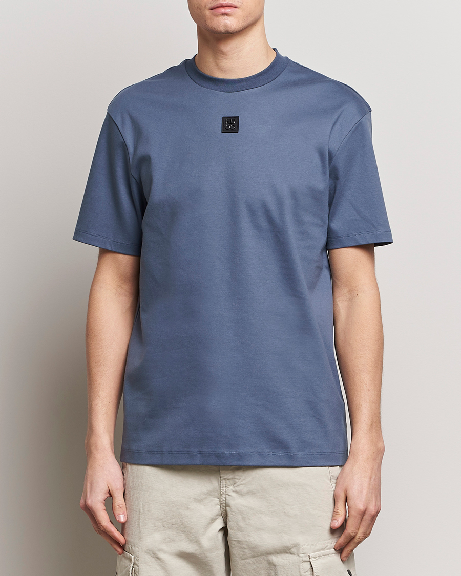 Herr | HUGO | HUGO | Dalile Logo Crew Neck T-Shirt Open Blue