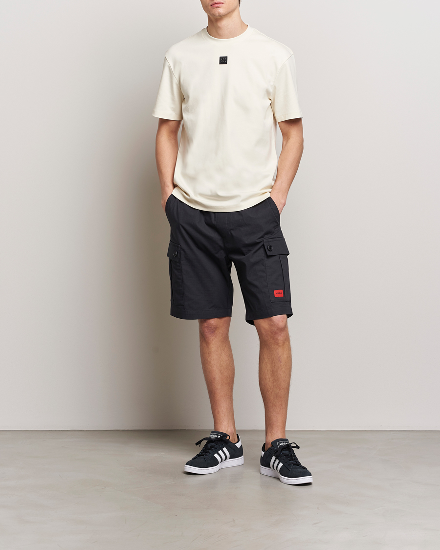 Herre | Shorts | HUGO | Garlio Cotton Cargo Shorts Black