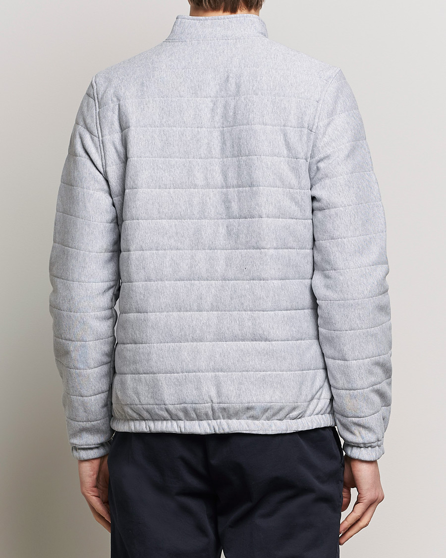 Herre | Trøjer | Stenströms | Cotton Collage Zip Jacket Grey