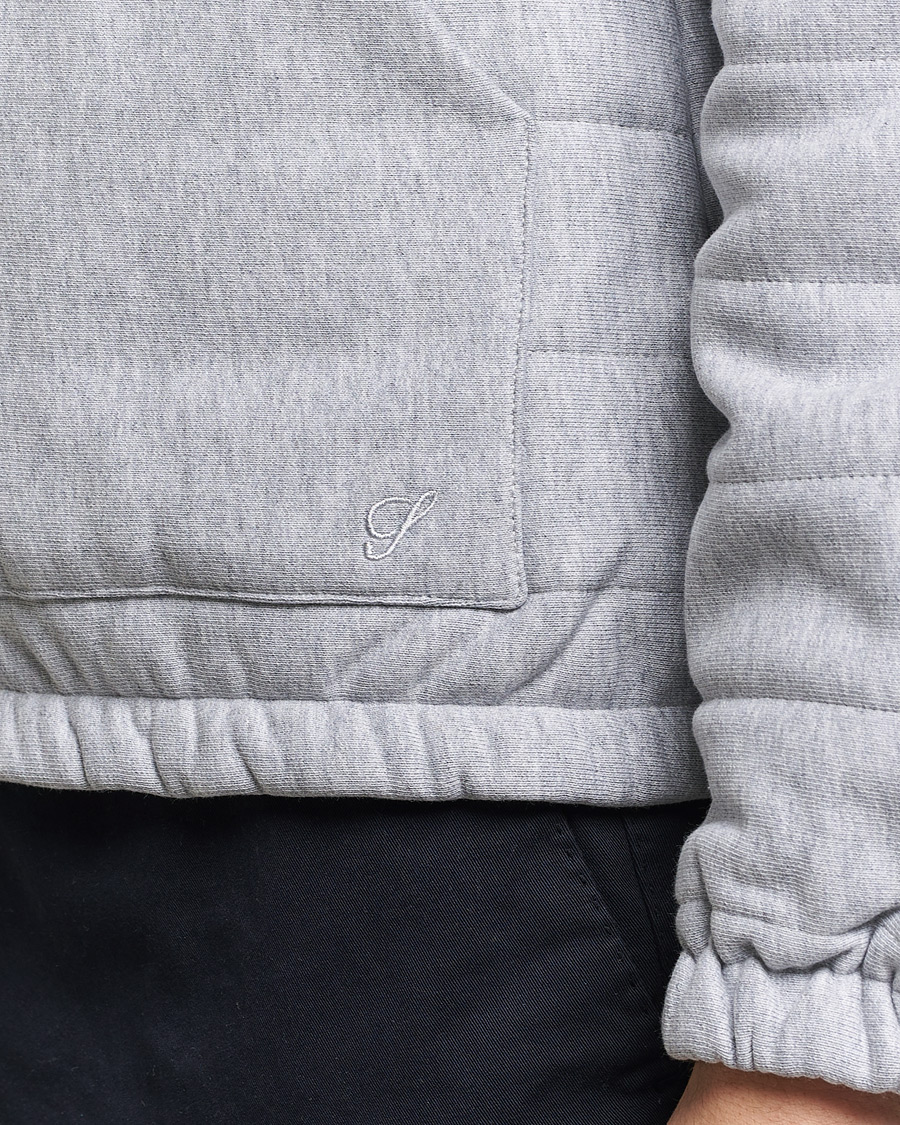Herre | Trøjer | Stenströms | Cotton Collage Zip Jacket Grey