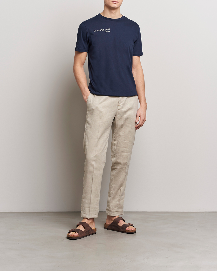 Herre | T-Shirts | Stenströms | Sunday T-shirt Navy
