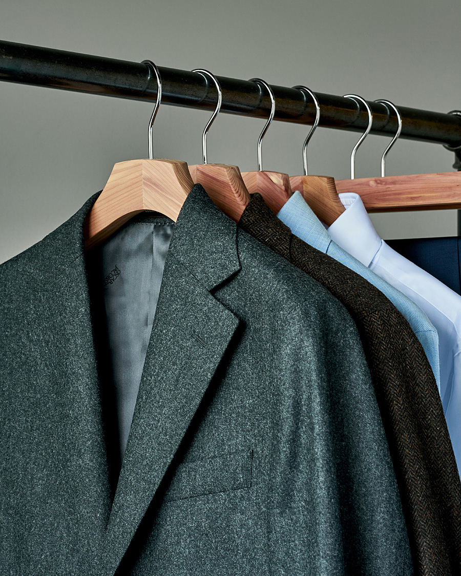 Herre | Tøjpleje | Care with Carl | 5-Pack Cedar Wood Shirt Hangers