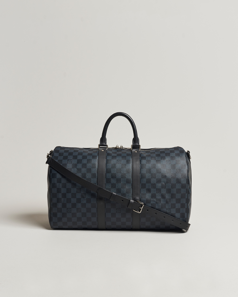 Herre | Louis Vuitton Pre-Owned Keepall Bandoulière 45 Damier Graphite | Louis Vuitton Pre-Owned | Keepall Bandoulière 45 Damier Graphite