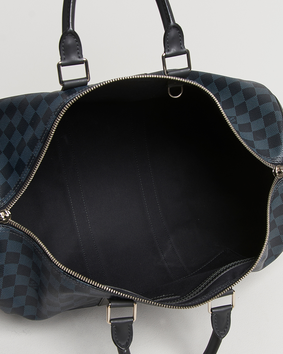 Herre | Louis Vuitton Pre-Owned Keepall Bandoulière 45 Damier Graphite | Louis Vuitton Pre-Owned | Keepall Bandoulière 45 Damier Graphite