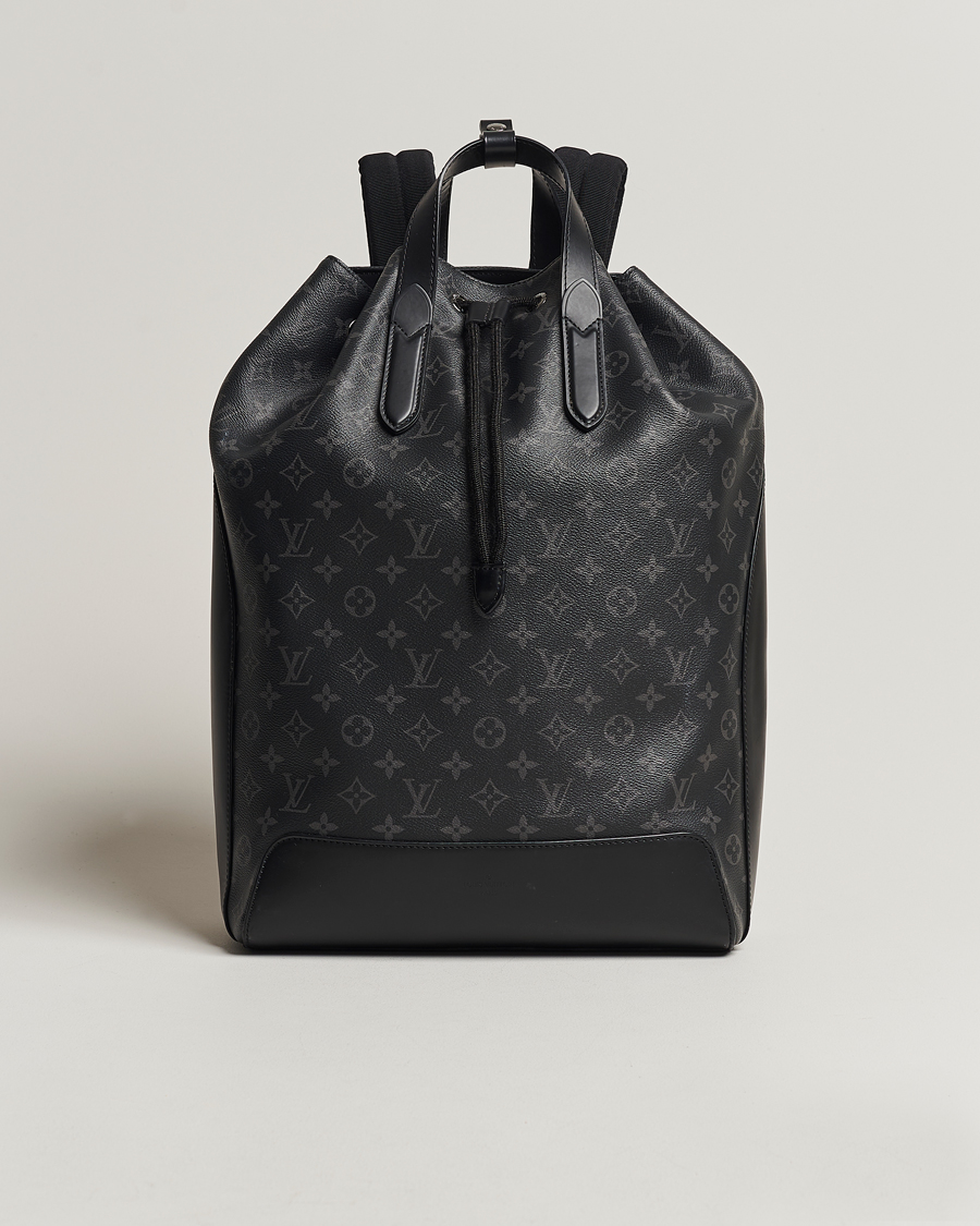 Herre | Louis Vuitton Pre-Owned Explorer Backpack Monogram Eclipse | Louis Vuitton Pre-Owned | Explorer Backpack Monogram Eclipse