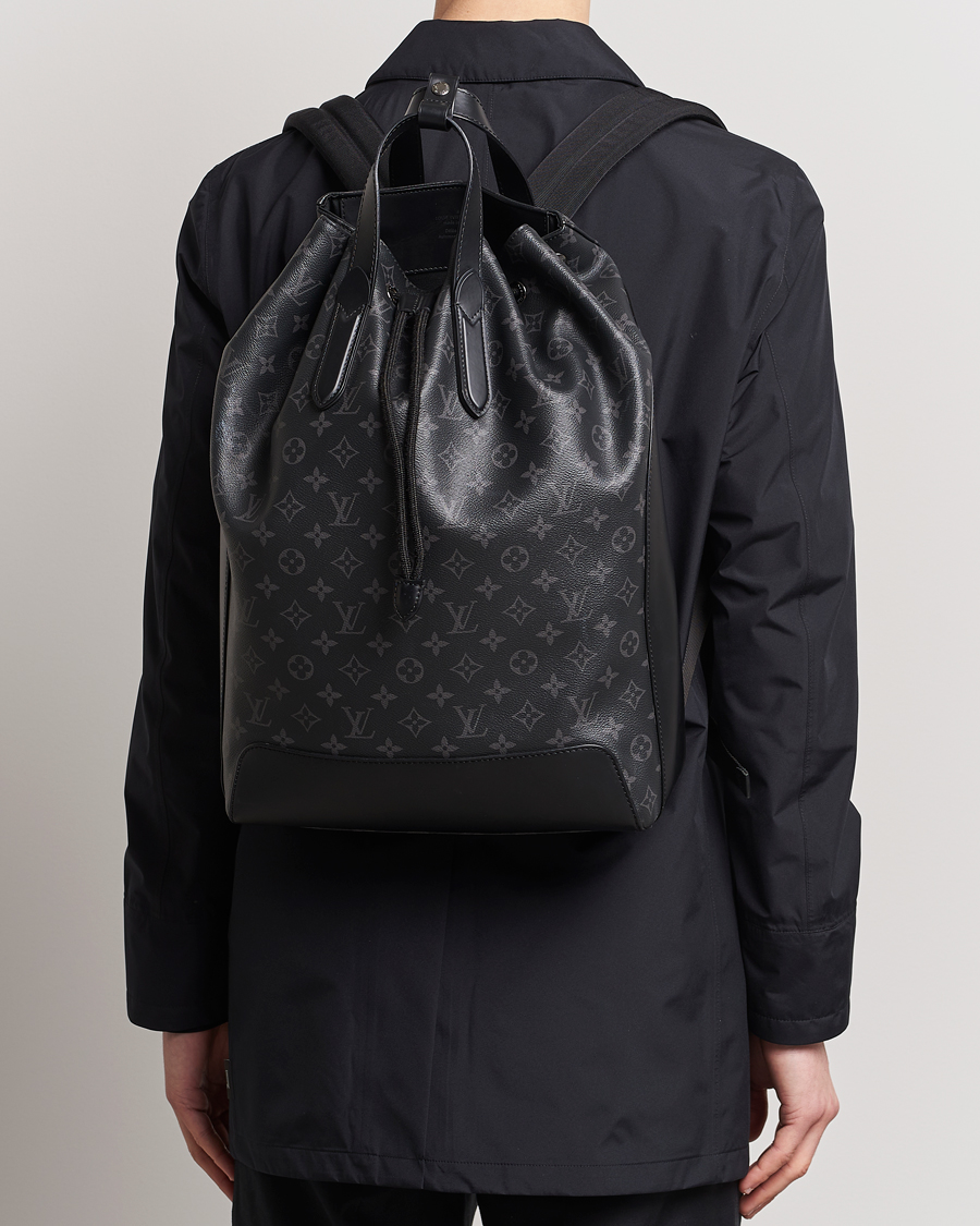 Herre | Pre-Owned & Vintage Bags | Louis Vuitton Pre-Owned | Explorer Backpack Monogram Eclipse