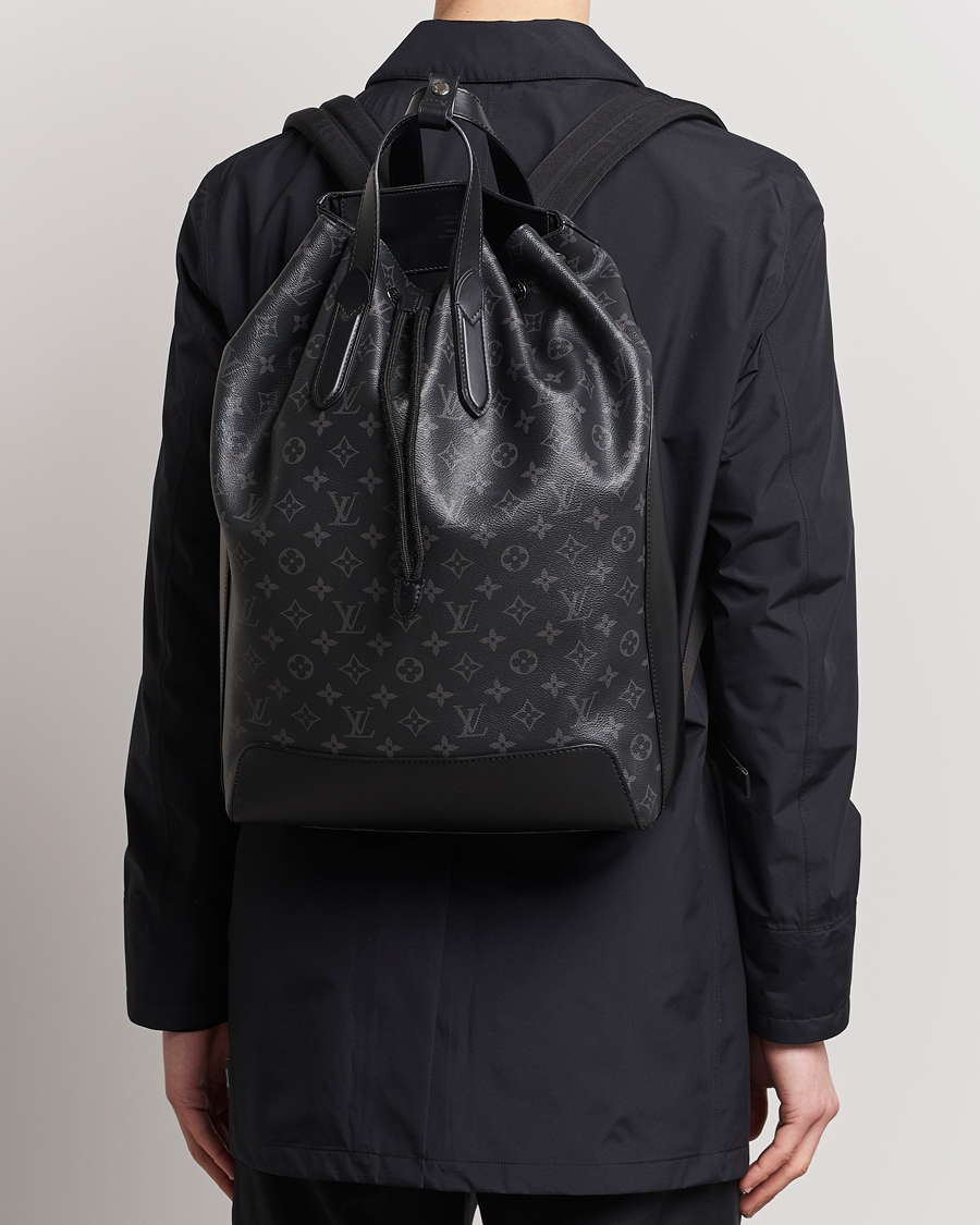 Herre | Pre-owned Tilbehør | Louis Vuitton Pre-Owned | Explorer Backpack Monogram Eclipse