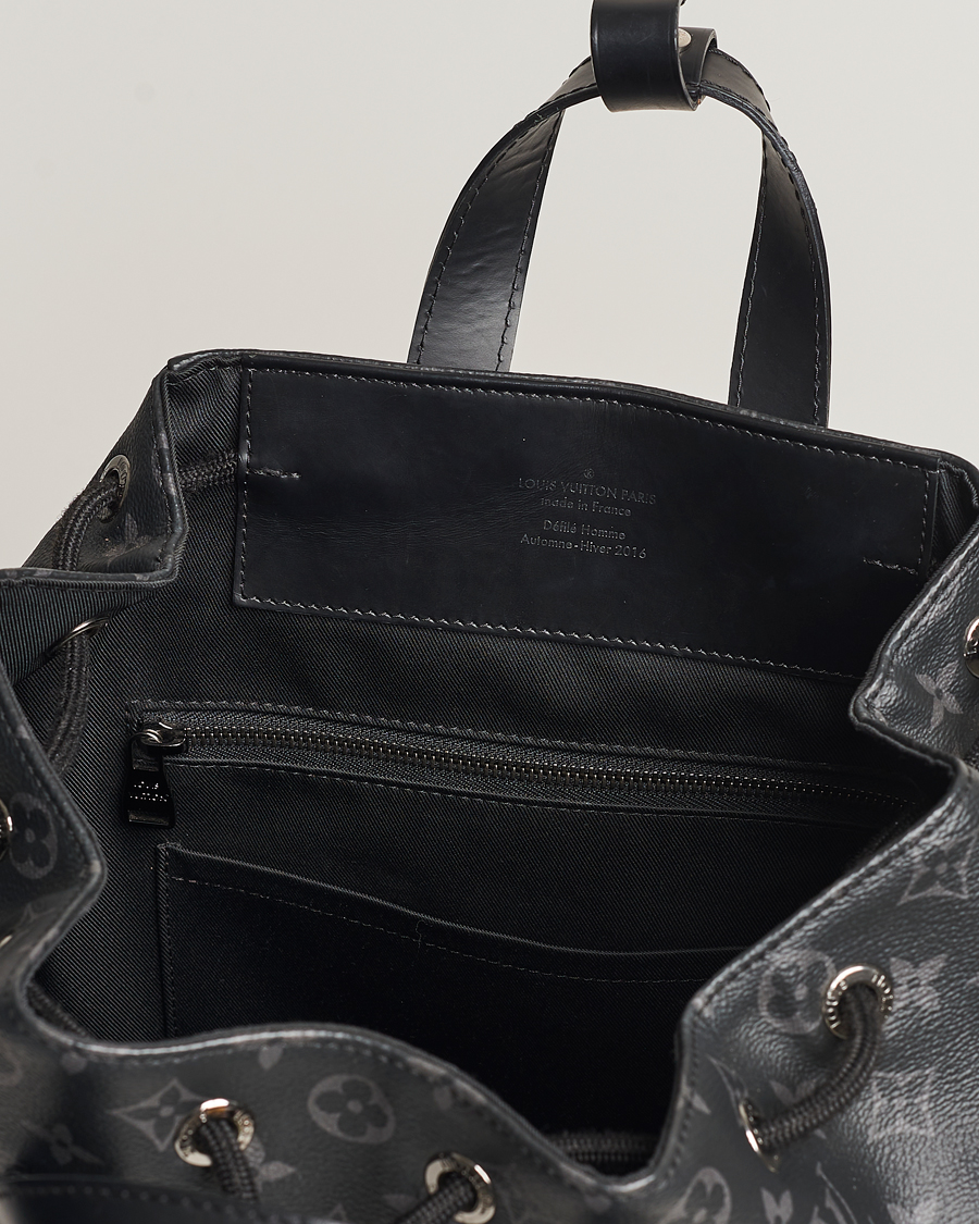 Herre | Louis Vuitton Pre-Owned Explorer Backpack Monogram Eclipse | Louis Vuitton Pre-Owned | Explorer Backpack Monogram Eclipse