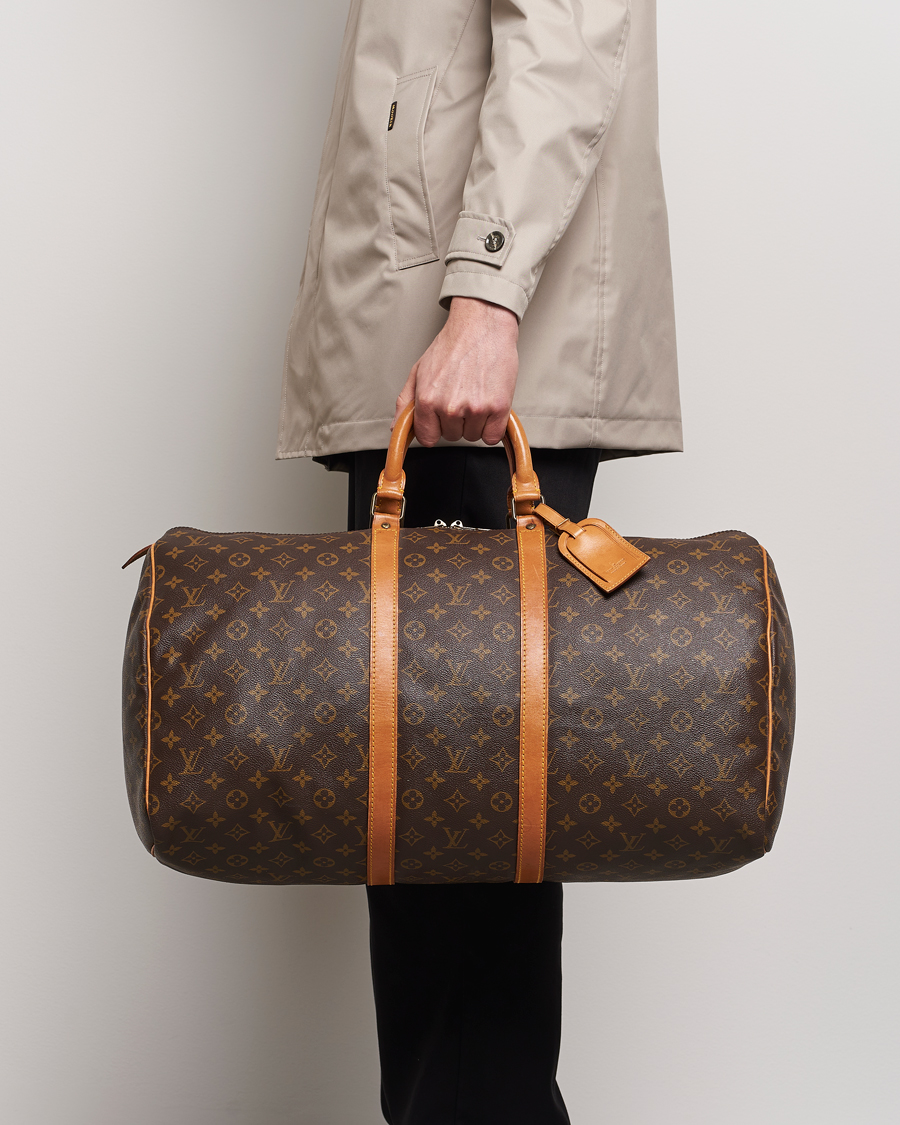 Herr | Pre-Owned & Vintage Bags | Louis Vuitton Pre-Owned | Keepall 55 Bag Monogram 