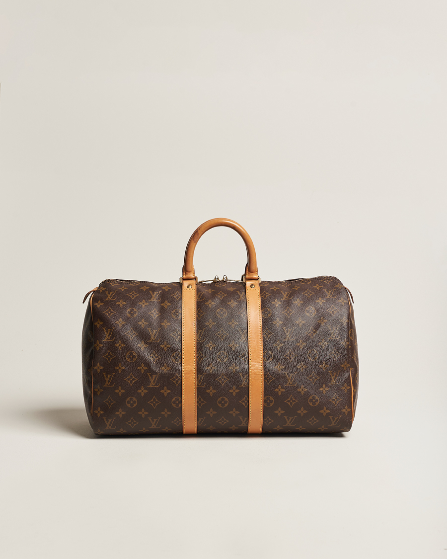 Herre | Louis Vuitton Pre-Owned Keepall 45 Bag Monogram | Louis Vuitton Pre-Owned | Keepall 45 Bag Monogram