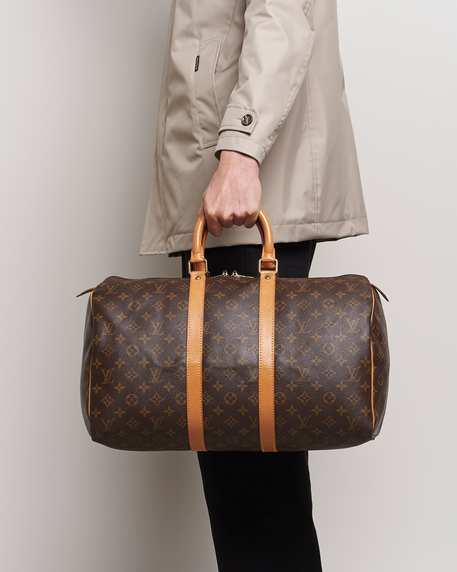 Herre | Louis Vuitton Pre-Owned Keepall 45 Bag Monogram | Louis Vuitton Pre-Owned | Keepall 45 Bag Monogram