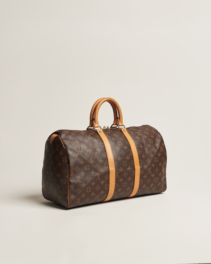 Herre | Louis Vuitton Pre-Owned Keepall 45 Bag Monogram | Louis Vuitton Pre-Owned | Keepall 45 Bag Monogram