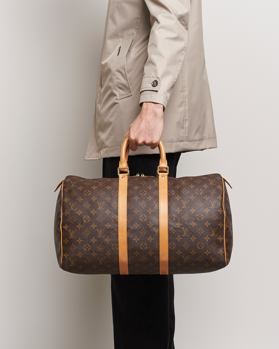 Herre | Pre-owned | Louis Vuitton Pre-Owned | Keepall 45 Bag Monogram 