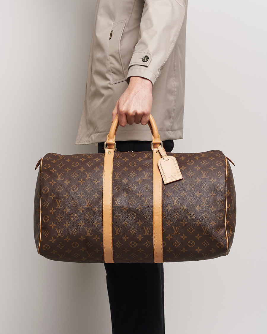 Men | Pre-Owned & Vintage Bags | Louis Vuitton Pre-Owned | Keepall 50 Bag Monogram 