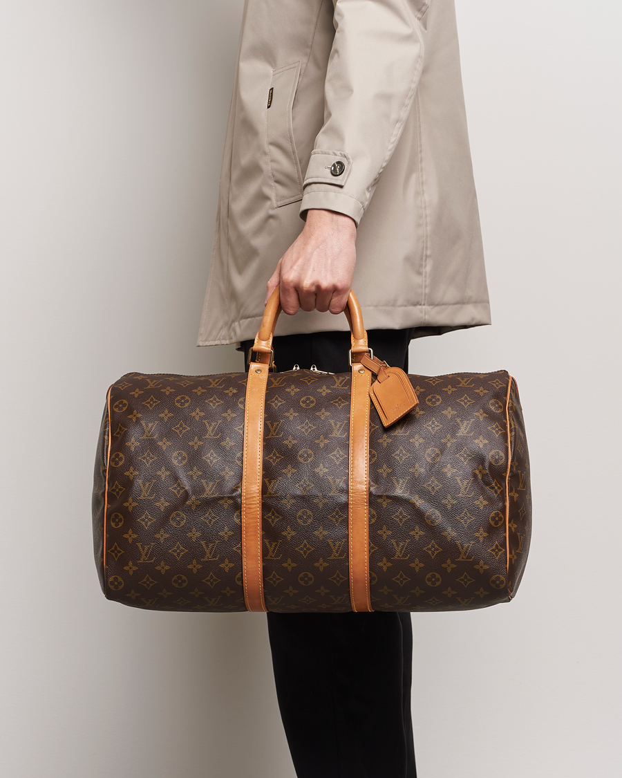 Herre | Pre-owned | Louis Vuitton Pre-Owned | Keepall 50 Bag Monogram 