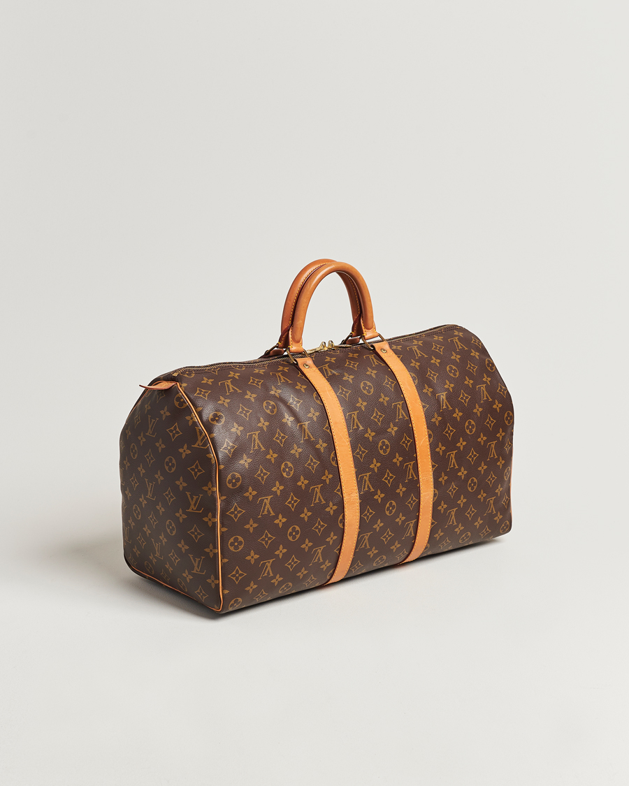 Herre | Louis Vuitton Pre-Owned Keepall 50 Bag Monogram | Louis Vuitton Pre-Owned | Keepall 50 Bag Monogram