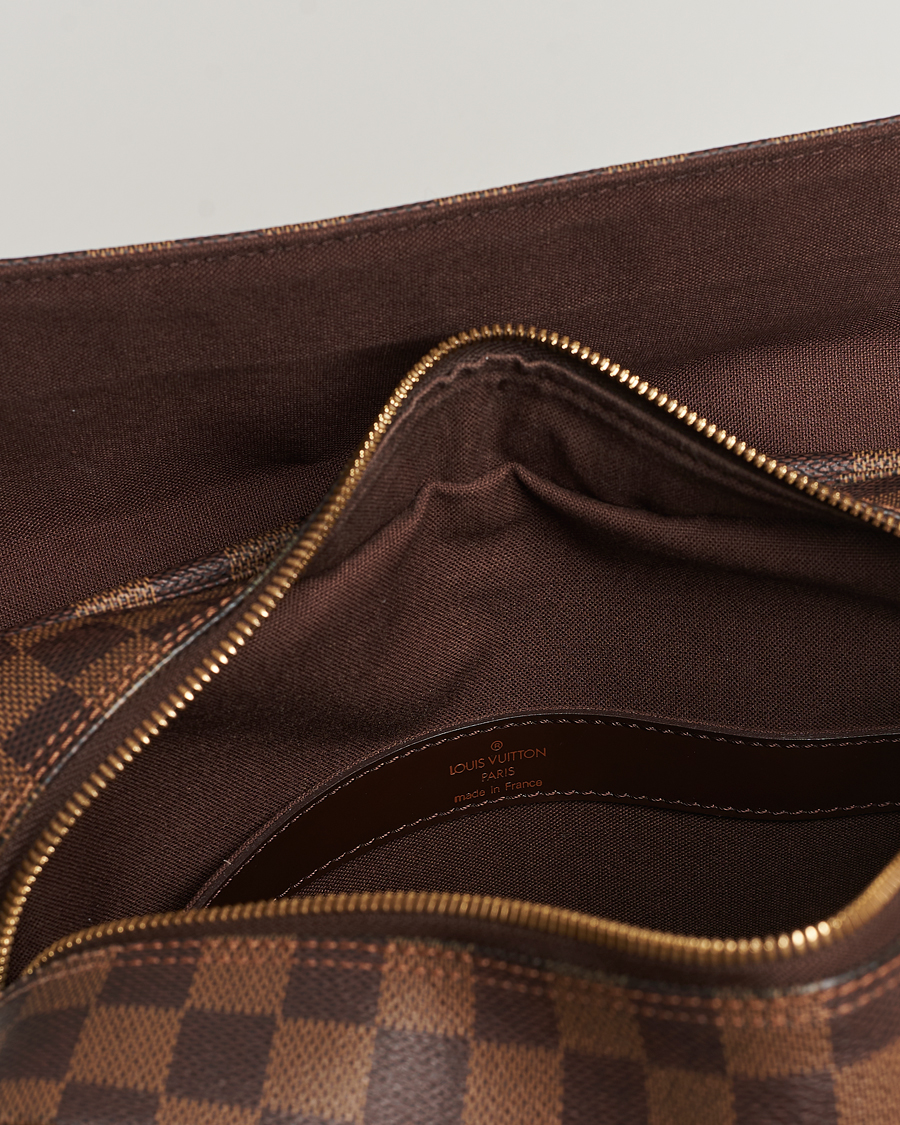 Herre | Louis Vuitton Pre-Owned Naviglio Messenger Bag Damier Ebene | Louis Vuitton Pre-Owned | Naviglio Messenger Bag Damier Ebene