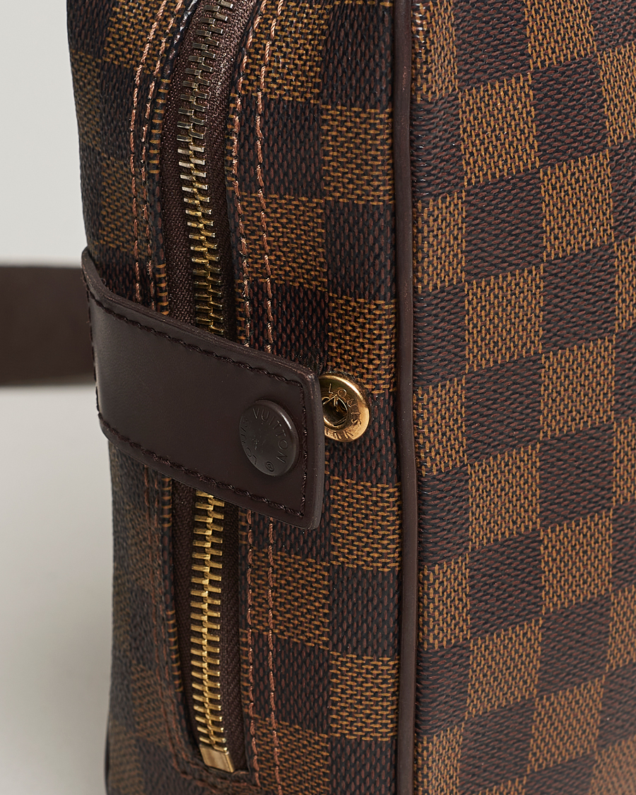 Herre | Louis Vuitton Pre-Owned Olaf Shoulder Bag Damier Ebene | Louis Vuitton Pre-Owned | Olaf Shoulder Bag Damier Ebene