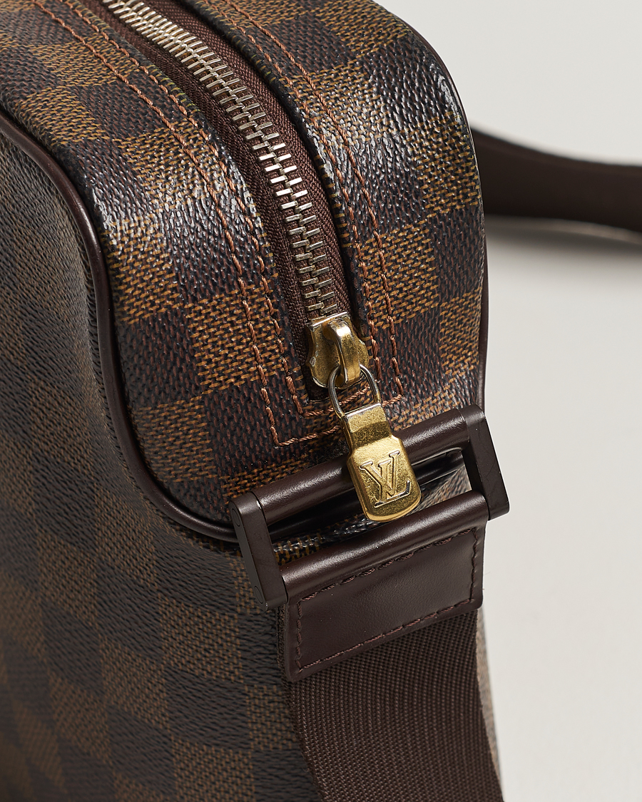 Herre | Louis Vuitton Pre-Owned Olaf Shoulder Bag Damier Ebene | Louis Vuitton Pre-Owned | Olaf Shoulder Bag Damier Ebene
