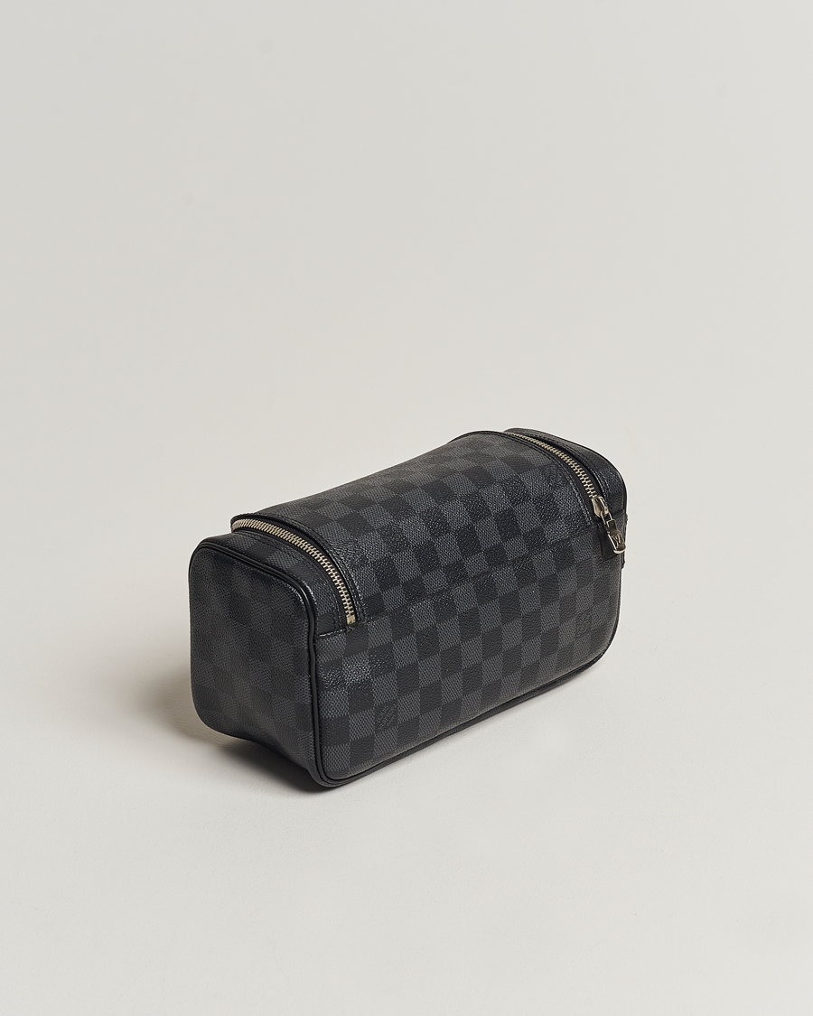 Herre | Pre-Owned & Vintage Bags | Louis Vuitton Pre-Owned | Toiletry Bag Damier Graphite